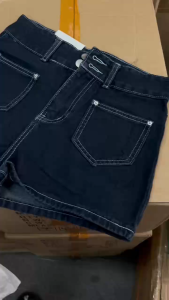 กางเกงยีนส์ขาสั้น เอวสูง MY5172 กางเกงขาสั้น ทรงสวย ผ้ายีนส์ สวมใส่สบาย Clothing เข้ารูปสวย กางเกงขาสั้น เสื้อผ้าผู้หญิง