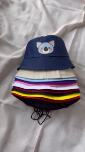 Topi Bucket Anak Karakter Hewan (kepala koala) 2-8 tahun bisa pake nama