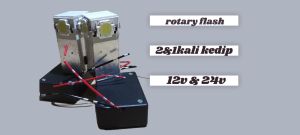 isian lampu rotary falsh rakitan 4 mata