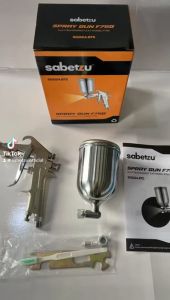 SABETZU Spray Gun F75G Tabung Atas 400ML Alat Semprot Cat Mobil Cup Atas F75g Alat Penyemprot Cat Minyak Kompresor Spraygun F75 G Komplit Tub Atas Kompressor Udara Semprotan Cat Angin Spraygun Sprayer Cat Mobil Furniture Gun Tembakan Spraygun SGG24.875