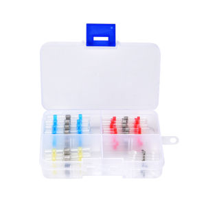 Suomi 50PCS Solder Seal Wire Connector Waterproof Heat Shrink Middle Connection Terminal Combination Box
