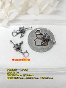 สร้อยคอจี้รูปล้อเลื่อน S925 เงินวินเทจ DIY ลูกปัดสร้อยคอแบบทอ อุปกรณ์เครื่องประดับแฟชั่นสำหรับผู้ชายและผู้หญิง