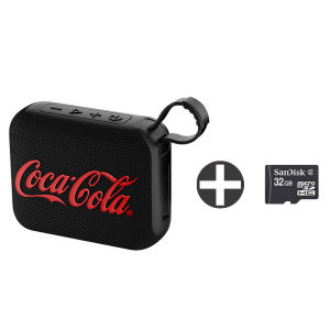 Coca-Cola Wireless Bluetooth Mini Speaker Bass Cannon Outdoor High Quality Sound U-Disk Card Insertion Portable Soundbox