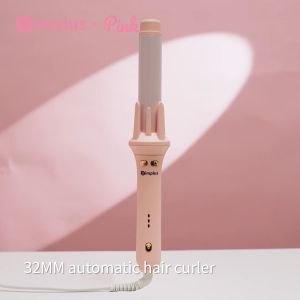 【Special Price】SimplusPink 32MM Automatic Curling Iron Long Lasting Big Curls Loose Waves No-Damage Hair Styler Alat Pengeriting Rambut JFBA010