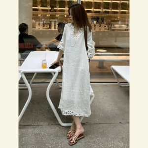 SHANGSHA | Elegant Luxury White Dress