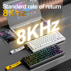 ATTACK SHARK | ATTACK SHARK X68HE Wired Mechanical Keyboard Hall Effect Magnetic Switch8K Rate of ReturnRGB Laptop E-sports Gaming Keyboard