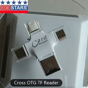 แฟลชไดรฟ์ การ์ดรีดเดอร์ MEMORY OTG 4in1 Flash Disk Reader Type-C USB สําหรับ Android IOS