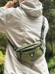 Hiking Chest Bag Checkered Texture