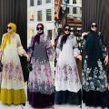 gamis Melayu by M nabil azkiya homedress polka by ani syari. 