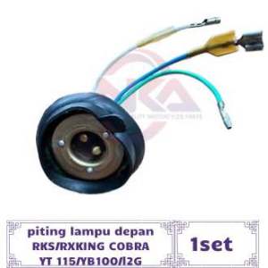 fitting piting soket lampu depan 5t4 5t5 RXs RX k special yt 115 RX king cobra L2g L2sn L2 super yb100 dt100 nos