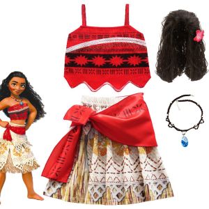 Rabbite Moana Costume for Kids Cosplay Dress Ocean Moana Costume For Baby Girl Halloween Costumes Role Play