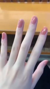 Nail Polish Set 7ml Pink Glitter Gel Nail Polish Set Gel Base Top Coat Soak Off UV LED Nail Art