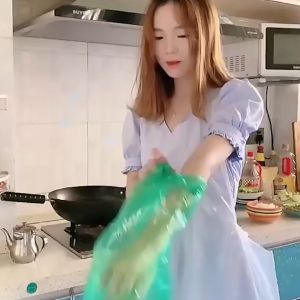 100 Pcs Pelindung Lengan Disposable Plastik & Manset Lengan Plastik