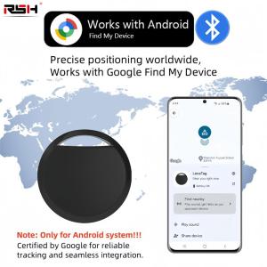GPS Smart Tracker Bluetooth Locator Anti-Lost Tag for Bag Keys Pet Elderly Kids Finder Works With Android Google Find My Device