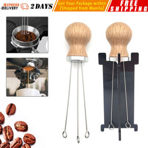 【304 Stainless Steal】Espresso Coffee Stirrer Distribution Tool Needle Professional Stirring Distribution Coffee Powder Hand Tamper Distributor Coffee-Tamper-Needle