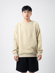 3Second Jaket Pria Crewneck Sweatshirt Regular Fit Fleece Logo Juan HP-C110625