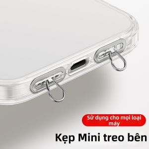 RQZN | Kẹp Thẻ Nhỏ Đa Năng Dây Dài Khóa kép Inox