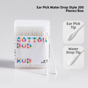 KUB | Dual-end Cotton Swabs for Baby Ear and Nose Cleaning