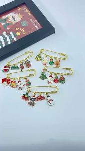 Peniti Bros Merry Christmas & Bros Pin Chinese Style: Desain Bros Sinterklas & Aksesori Natal untuk Anak