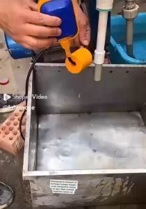 Pompa Air Otomatis dengan Switch Bilah Baja 2M Kabel - Tabung Air Stainless 304/410