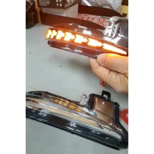 [ 2 IN 1 ] 2PCS TOYOTA ALPHARD / VELLFIRE ANH30 AGH30 2015-2019 SIDE MIRROR RUNNING SIGNAL LED DAY LIGHT