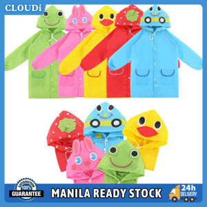 Raincoat Kids Cartoon Waterproof Kids Raincoat Baby Cute Animal Style Funny Waterproof Poncho Student Poncho Kid Rain Coat Baby Cartoon 3D Waterproof Raincoat