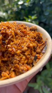 น้ำพริกแมงดาปลาย่าง สดใหม่ ทานอร่อย ของฝากปากน้ำปราณ - น้ำพริกวั�ผ้า 1000 มล