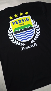 Kaos T-shirt Gambar Persib Juara Terbaru Bahan Cotton Combat 24s Adem Mudah Menyerap Keringat