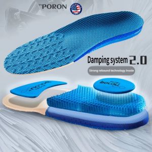 VTTO 1คู่ Insoles สำหรับการดูแลผู้ชายผู้หญิง - Arch Support, Breathable, Shock Absorption, Pad วิ่งกลางแจ้ง, รองเท้า, รองเท้าใบ, ผ้าใบ Sole