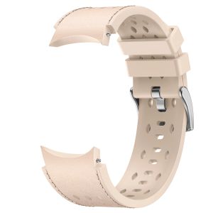 GEEKTHINK | Dây Đeo Thể Thao Thoáng Khí Cho Samsung Galaxy Watch 7/6/5/4 Dây Đeo Bằng Silicon & Da Tương Thích Với Galaxy Watch 5Pro 4/6Classic 7FE