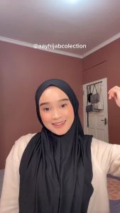 JILBAB INSTANT BERGO HAMIDAH NON PET / DAISY JERSEY NON PET
