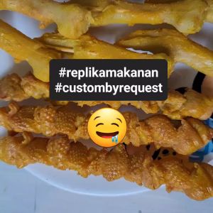 Replika sate frozen / dummy sate frozen / dekorasi / hiasan / pajangan etalase
