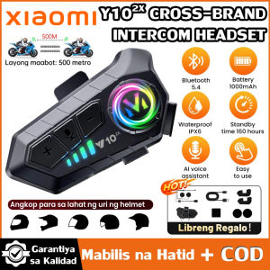Xiaomi Motorcycle Helmet Wireless Bluetooth Headset Outdoor Waterproof Wireless Moto Riding Headset Support Voice Control Ultra-long Standby
