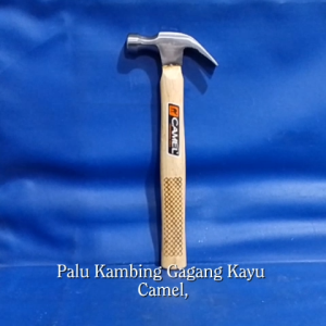 Palu Kambing / Cakar / Claw Hammer Gagang Kayu 8oz Camel