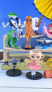 Đồ Chơi Mô Hình 3D In Brainrot Tung Tung Tung Sahur VS Tralalero Tralala Cá Sấu Nhân Vật Hành Động