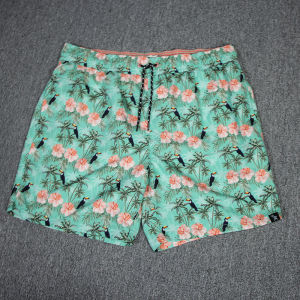 Mens Summer Thin Color Block Mesh Beach Shorts Outdoor Quick Dry Running Fitness Sports Shorts Fourths Length Exercise Pants