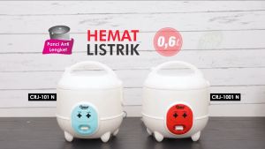 Magic Com Cosmos CRJ 1001N Capacity 0.6 L Garansi Resmi - Grandivo