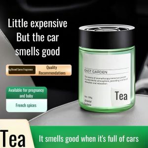 💕New Hot Sale💕Tea Scent Car Aromatherapy/Long Lasting Fragrance/Car Perfume/Car Fragrance Ornaments/Lemon Mint Green Tea Incense Solid Perfume