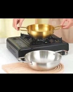 VK Korean Style Seafood Pots Household Kitchen Cooking Stainless Steel Double Ear Thickened Pot Soup Pot Noodle Pot