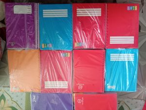 10 PCs YARN notebook(assorted color) Free! Sticker Subject✨