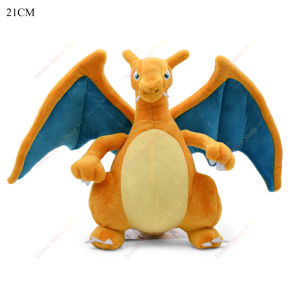 DUODUOBAO | Cute Shiny Charizard Plush Toys Soft Stuffed Animal Rayquaza Fuse Charizard Sleeping Charmander Anime Collectible Gift for Fans