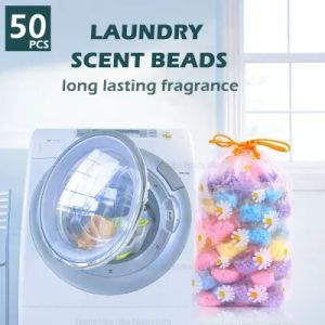 50pcs Laundry Fragrance beads Super Premium Wanginya Tahan Lama / Pewangi Pakaian Laundry Pack Clothes Fragrance Antibacterial Beads Long Lasting Laundry Detergent Portable Laundry Gel Beads Travel Detergent