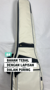 Tas Gitar Listrik Melodi Ransel - Busa 5mm Tebal | Tahan Air Ringan