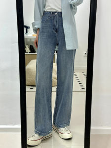 กางเกงยีนส์ทรงขากระบอกสำหรับผู้หญิงไซส์ใหญ่ ทรงหลวม ทรงขากว้าง กางเกงขายาวทรงสลิมฟิต ทรงเข้ารูป กางเกงยีนส์ทรงเข้ารูปสำหรับฤดูใบไม้ร่วงและฤดูหนาว