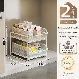 evesigar | Retractable Multi-function Kitchen Storage Shelf