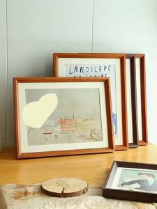 Customizable Size Real Wood Wall Frame