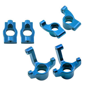 Front Steering Knuckles Caster Blocks C Hubs and Rear Hubs Meta Aluminum For Losi Micro B Micro T Upgrades Parts
