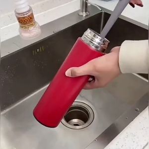 Silicone Long Handle Brush Water Cup Wineglass Multi Functional Bottle Brush Cleaning Brushes Kitchen Cleaning Tool