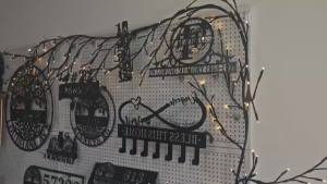 Personalized Infinite Heart Metal Hooks Custom Heart Metal Hooks Key Rack Personalized Key Holder for Wall Custom Name Key Hooks Key Holder for Wall Handmade Anniversary Wedding Gifts