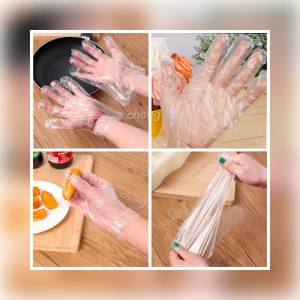 พร้อมส่ง ถุงมือพลาสติก100 ชิ้น แบบใช้แล้วทิ้ง ถุงมือพลาสติกอเนกประสงค์ CH0574 โปรดอ่านรายละเอียดก่อนสั่งซื้อค่ะ